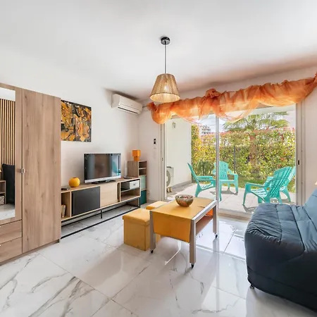 Appartement Dans Résidence Neuve - Terrasse Et Jardin Cannes